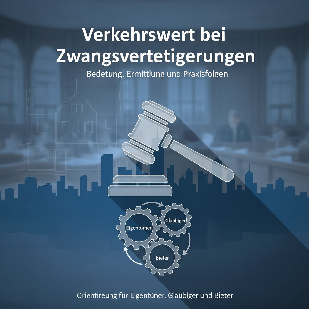 Verkehrswert in der Zwangsversteigerung: Rechtsgrundlagen, Ermittlung und praktische Folgen