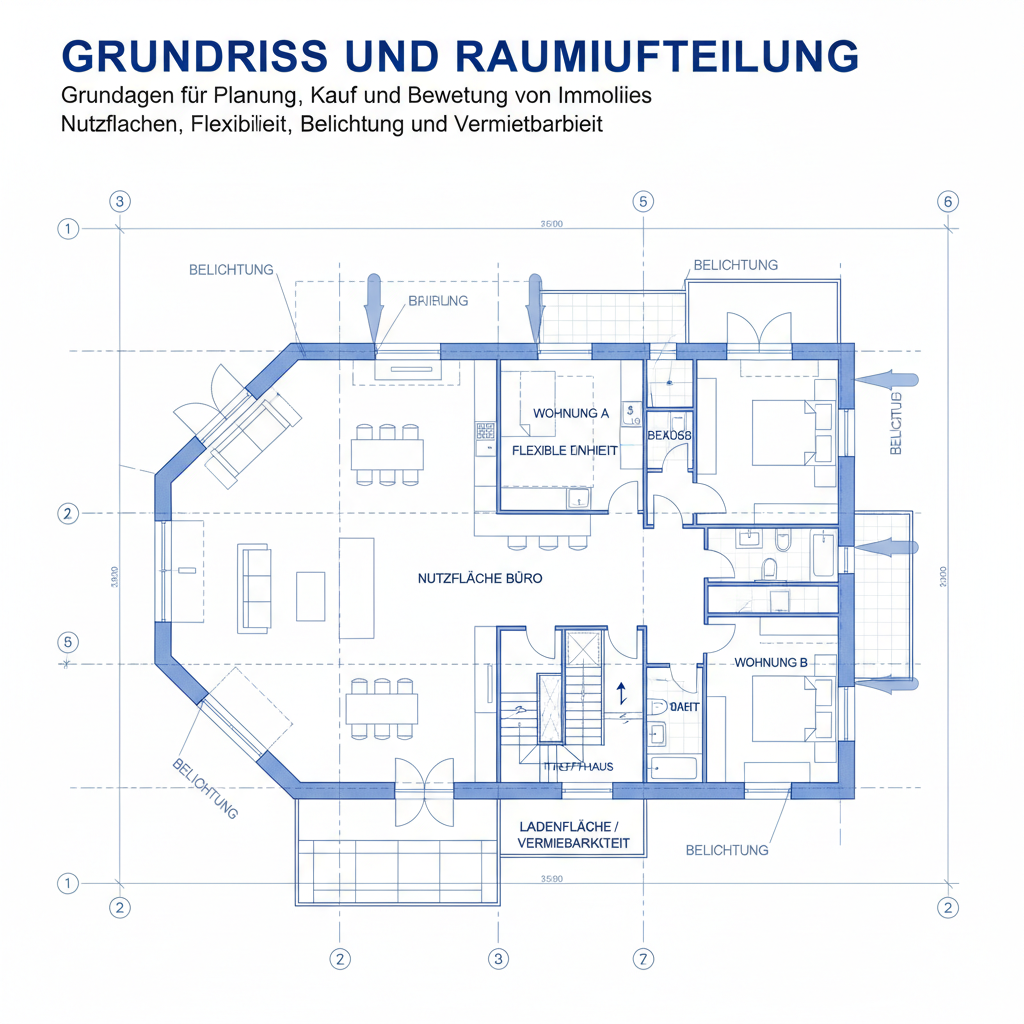 Grundriss und Raumaufteilung Leitfaden für Planung Kauf und Bewertung von Immobilien