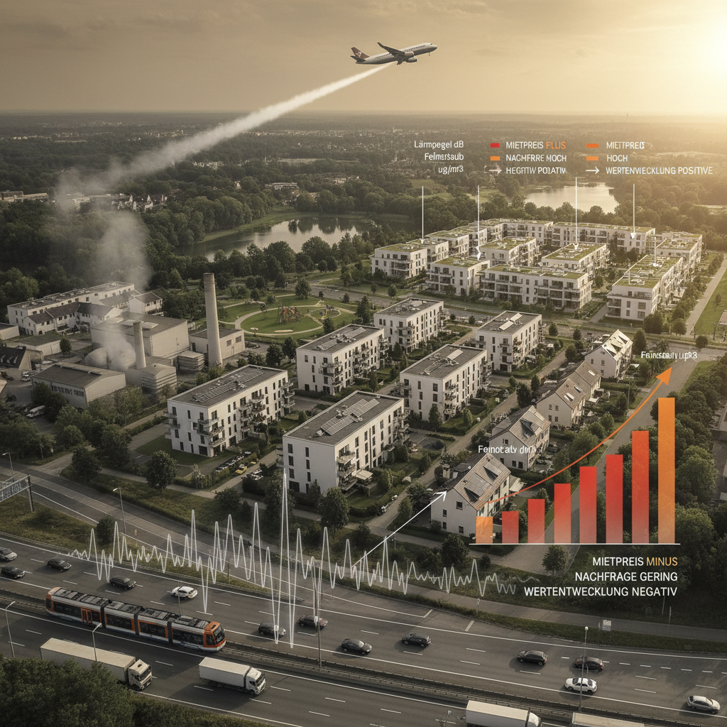 Der Einfluss von Lärm und Umwelt auf Lagequalität und Immobilienwerte