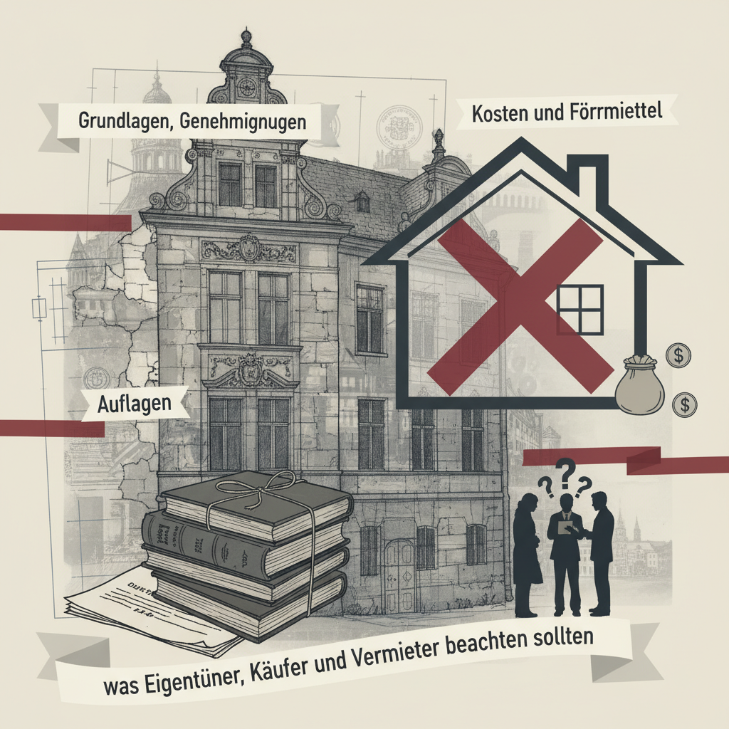 Denkmalschutz und Auflagen bei Immobilien Leitfaden für Eigentümer Käufer und Investoren