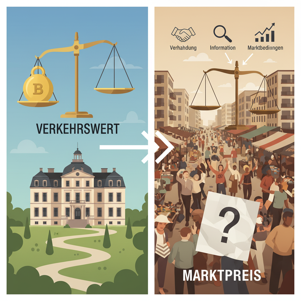 Warum Verkehrswert und Marktpreis auseinanderliegen